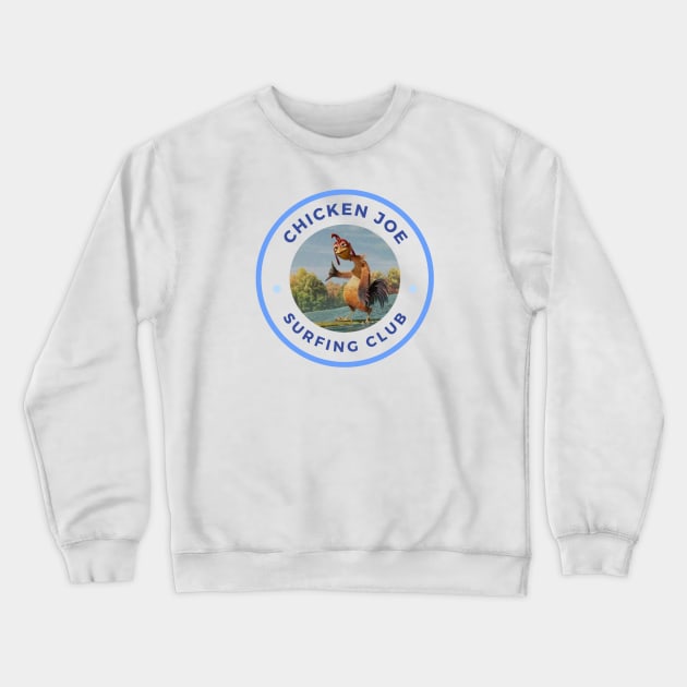 blue chicken  jo surfing club Crewneck Sweatshirt by PSYCH90